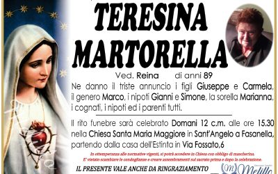Teresina Martorella 16/04/1933 11/06/2022