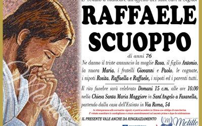 Raffaele Scuoppo 02/03/1946 14/07/2022