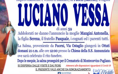 Luciano Vessa 12/02/1963 20/01/2023
