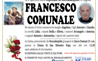 Francesco Comunale 01/02/1941 20/01/2023