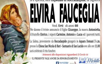 Elvira Fauceglia 23/08/1934 02/01/2023