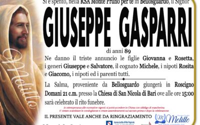 Giuseppe Gasparri 02/01/1924 20/01/2023
