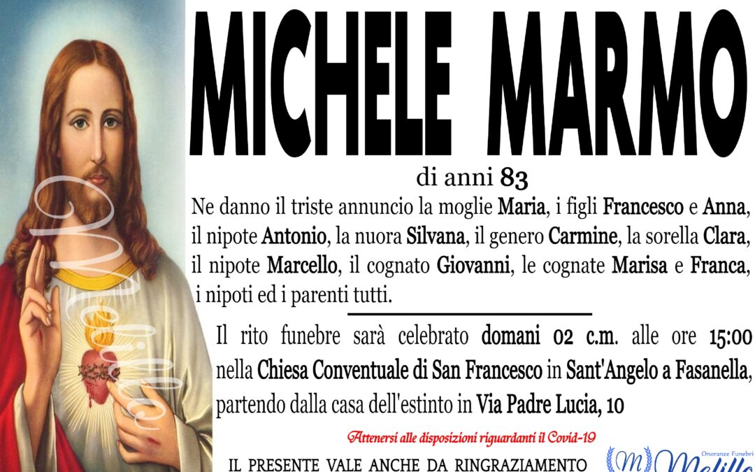 Michele Marmo 03/07/1939 01/02/2023