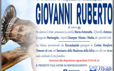 Giovanni Ruberto 30/10/1969  25/02/2023