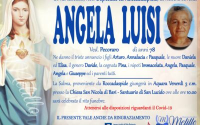 Angela Luisi 20/03/1944  01/03/2023